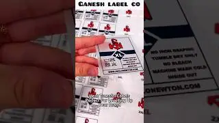 Heat transfer labels#shorts #youtubeshorts #motivation #branding #label