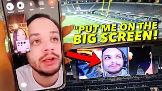 ExtraEmily Puts Erobb On Cowboy Stadium Jumbotron!