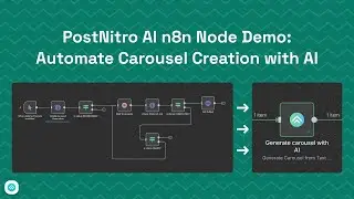 PostNitro AI n8n Node Demo: Automate Carousel Creation with AI #n8n #automation #ai