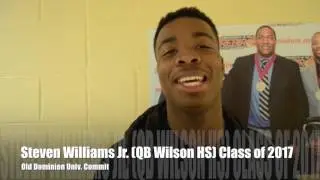 Houzmazoo Network Sports Presents: Steven Williams Jr. Old Dominion Univ. Football Commit
