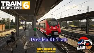 Train Game 🚆 Realistic Train Video | Dresden RE | TSW6 PS5