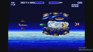 1991 Air Buster (Sega Genesis) Game Playthrough Video Game