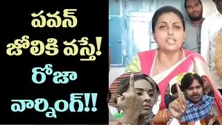 Roja Supports Pawan Kalyan | Pawan Protest Against Media Channels | YOYO Cine Talkies