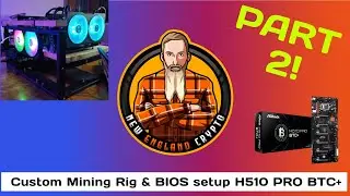 DIY Custom Mining Rig Part 2. 6600, 6600XT, H510 Pro BTC+. With BIOS setup tips.