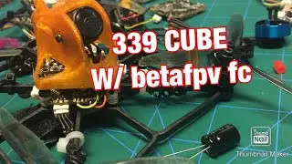 DIATONE 339 CUBE TOOTHPICK W/ BETAFPV AIO FC & BETAFPV 1105 MOTORS GEMFAN 3016 PROPS