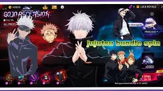 New animation bundle jujutsu spin trick #freefiremax #jujutsukaisen #anime #freefire #freefireindia 