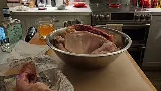 Spatchcocked Clamato Caesar Marinated Roast Chicken