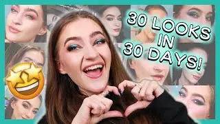 30 Makeup Looks In 30 Days - The Ultimate Challenge!! (so many stunning looks!)