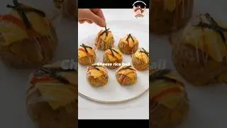 Cheese Rice Balls Baby Baked Recipe #shorts #youtubeshorts #shortsfeed #trendingshorts #viralshorts