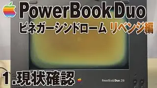 PowerBook Duo 230とビネガーシンドローム リベンジ編　1.現状確認