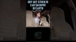 Guy Got Stuck In A Car 5m Down In Earth (Movie Recap) #shorts