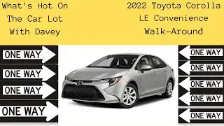 2022 Toyota Corolla LE Convenience Package Classic Silver Metallic Exterior & Interior Walk Around