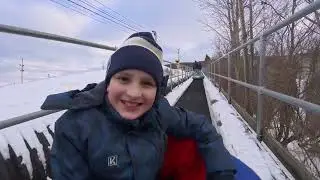 Snow Tubing with the Cirka Boys