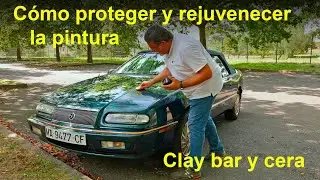 Clay bar y encerado de coche