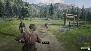 John Marston runs off Tom Dickens from Pronghorn Ranch - Red Dead Redemption 2