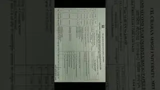 CCSU new Datesheet of all  B. ed 1 year and 2 year exam 2022  #ccsu #ccsudatesheet2022 #ccsumeerut