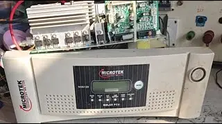 microtek 1435 /12v solar mosfet repair fully Video live | #inverter repair