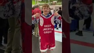 USA Trump Keep America Great wrestling singlet #short #shorts #shortvideo #wrestlemania #wrestling