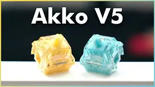 Akko V5 Creamy Yellow and Creamy Blue Pro Switch Review (Foam and Foamless Sound Tests)