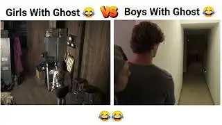 Girls VS Boys facing Ghost 🤣🤣🤣🤣