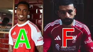 GRADING PREMIER LEAGUE HOME KITS 25/26!