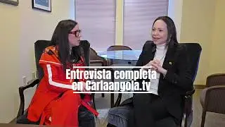 Promo de entrevista de Carla Angola a Mar&iacute;a Corina Machado. #noticias