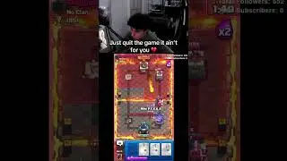 Worst clash Royale player  #clashroyale #clashroyaleshorts #supercell #clashroyalememes