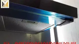 Cooker Hood Slim (ARTUGO) AX 951 SB (90cm) w cover glass + ss body