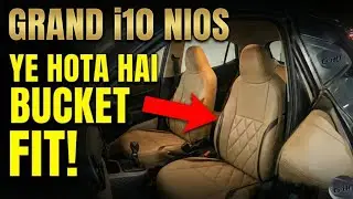 Hyundai Grand i10 Nios Modified | Zero Wrinkle Bucket Seat Cover Fitting 🔥