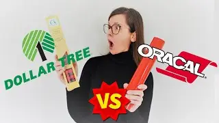 Oracal VS Dollar Tree Vinyl Review | In depth tests of using Dollar Tree vinyl for Cricut crafting