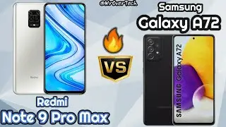 Redmi Note 9 Pro Max vs Samsung Galaxy A72 - Comparison ( Full Specifications & Differences )