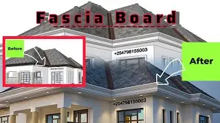 How to DESIGN FASCIA BOARD on ARCHICAD Tutorial 001