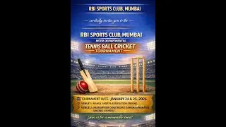 RBI Sports Club Mumbai || Tennis Ball Cricket Tournament 2026 || Day 2