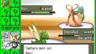 Pokemon Wi-Fi Battle #31 Vs. SaphyreRose777 - [TheKillerNacho's Monocolor Tourney Round 4]