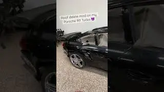 I cut the roof off my Porsche 911 Turbo #porsche #porsche911 #turbo #cars #car  #911turbo