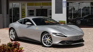 2021 Ferrari Roma in Silver Over Blue Interior