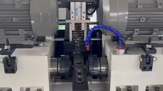 custom chamfering machine for car sleeve pipe fittings end finishing