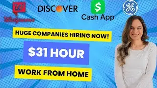 Make Up To $31 Hour Working From Home For These Huge Companies With No Degree Needed! Hiring Now!