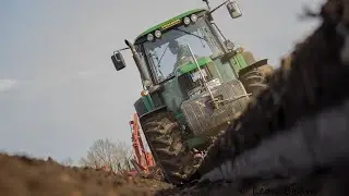 Pflügen|John Deere 6830 + Kuhn 4Schaar Pflug|DJI|HD