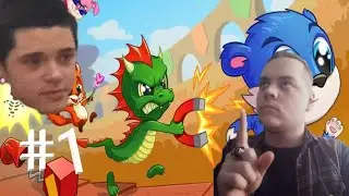 Fun Run 3 with RickGri and sucmynut #1| подли капани!!!