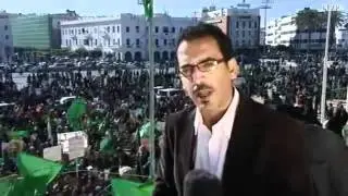 Pro Gaddafi Rally (Green Libya) - 03 - Tripoli, 06-03-2011