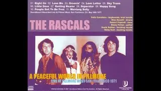 The Rascals  Fillmore West, San Francisco 1971 Felix Cavaliere, Danelli & special guests. 1080p
