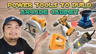 IMPORTANT POWER TOOLS TO BUILD ARCADE CABINET (D.I.Y. GUIDE)