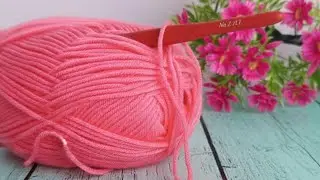 Боже мой!! ‼️Какой красивый узор связан крючком, в один ряд, легко и стильно.
