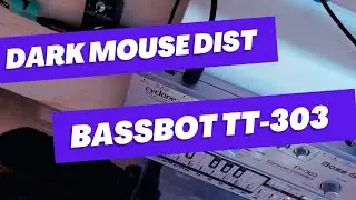 Bassbot TT-303 (TB-303 Clone) + Donner Dark Mouse Distortion