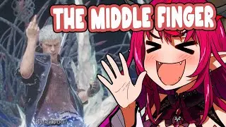 IRyS hilarious reaction after seeing Nero's Devil Trigger for the first time