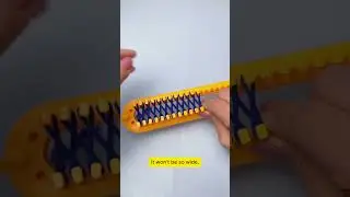 Easy Loom Knitting Starting Your First Scarf | part 1