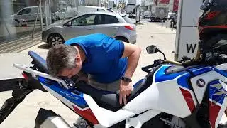 Andreas finally got his new baby. Africa Twin CRF1100L
