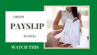 HOW TO CREATE AN AUTOMATED KENYAN PAYSLIP IN EXCEL:  With FREE TEMPLATE