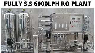6000 LPH RO PLANT, 6000 LPH RO PLANT BUSINESS, 1000 LPH RO PLANT, 1000 LITRE RO PLANT, SS RO PLANT